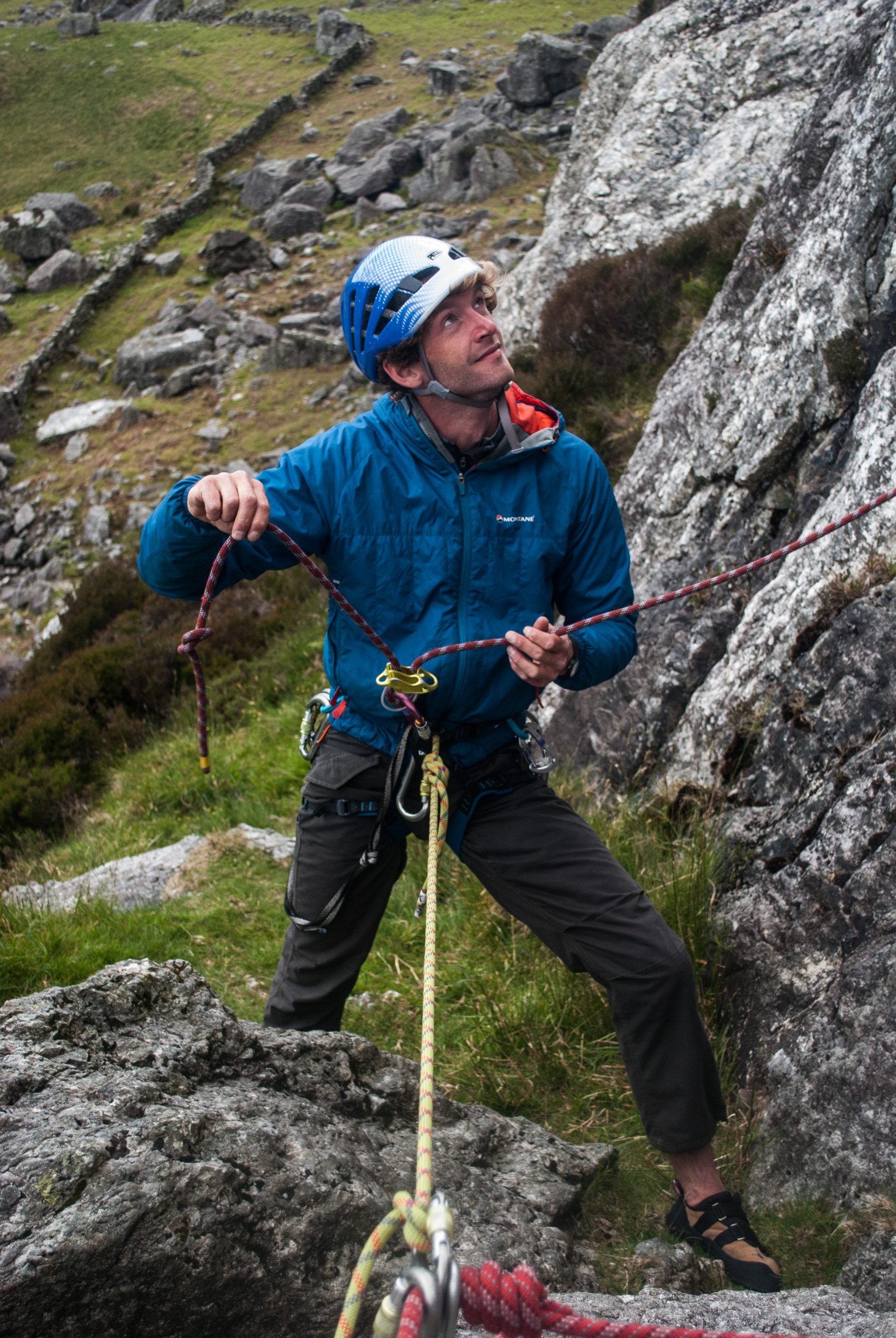 a Mountaineering Instructor Higher Climbing Wales